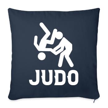 Judo - Sofa pillowcase 17,3'' x 17,3'' (45 x 45 cm) - navy - Front