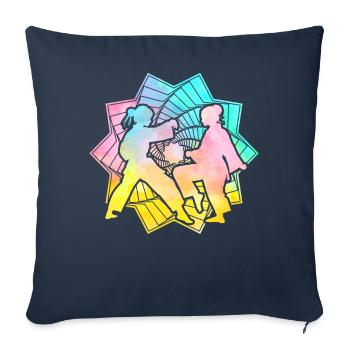 Judo - Sofa pillowcase 17,3'' x 17,3'' (45 x 45 cm) - navy - Front