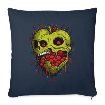 A zombie heart of a zombie of zombies - Sofa pillowcase 17,3'' x 17,3'' (45 x 45 cm) - navy - Front