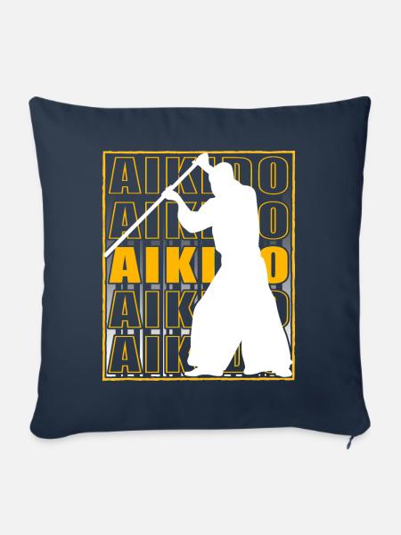 Aikido - Sofakissenbezug 45 x 45 cm - Navy