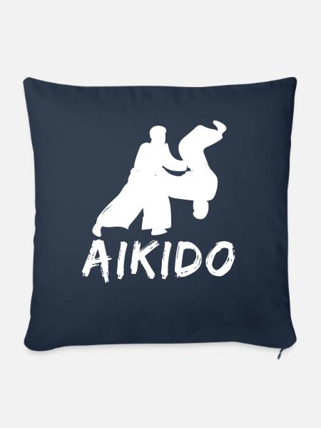 Aikido - Sofakissenbezug 45 x 45 cm - Navy