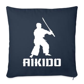 Aikido - Sofa pillowcase 17,3'' x 17,3'' (45 x 45 cm) - navy - Front
