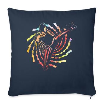 Taekwondo - Sofa pillowcase 17,3'' x 17,3'' (45 x 45 cm) - navy - Front