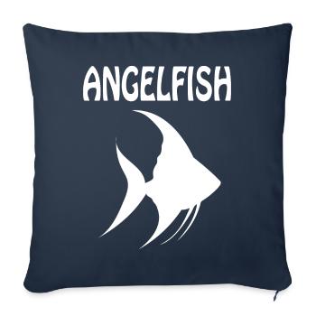 Angelfish - Sofa pillowcase 17,3'' x 17,3'' (45 x 45 cm) - navy - Front