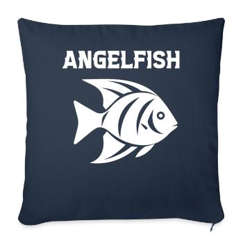 Angelfish - Sofa pillowcase 17,3'' x 17,3'' (45 x 45 cm) - navy - Front