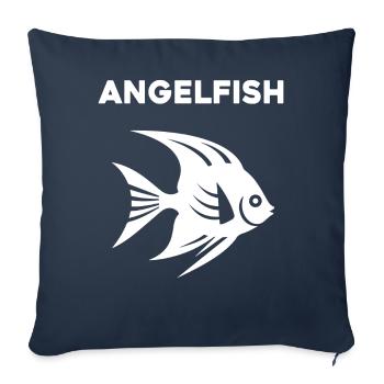 Angelfish - Sofa pillowcase 17,3'' x 17,3'' (45 x 45 cm) - navy - Front