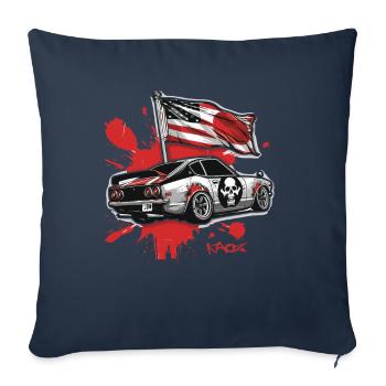 American-Japanese Japan USA JDM Retro Car - Sofa pillowcase 17,3'' x 17,3'' (45 x 45 cm) - navy - Front