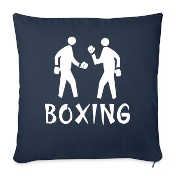 Boxing - Sofa pillowcase 17,3'' x 17,3'' (45 x 45 cm) - navy - Front