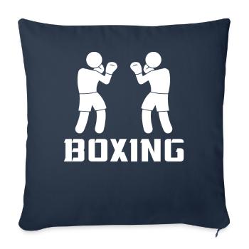 Boxing - Sofa pillowcase 17,3'' x 17,3'' (45 x 45 cm) - navy - Front