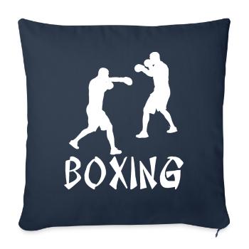 Boxing - Sofa pillowcase 17,3'' x 17,3'' (45 x 45 cm) - navy - Front