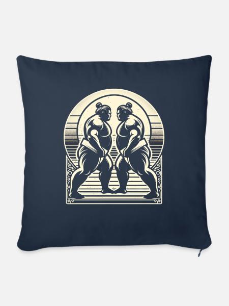 Sumo - Sofakissenbezug 45 x 45 cm - Navy
