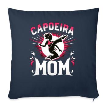 Capoeira Mom - Sofa pillowcase 17,3'' x 17,3'' (45 x 45 cm) - navy - Front