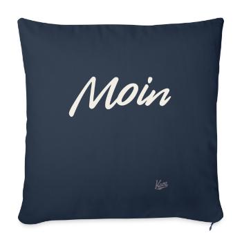 Moin: Designs for clothes with a twist! - Sofa pillowcase 17,3'' x 17,3'' (45 x 45 cm) - navy - Front