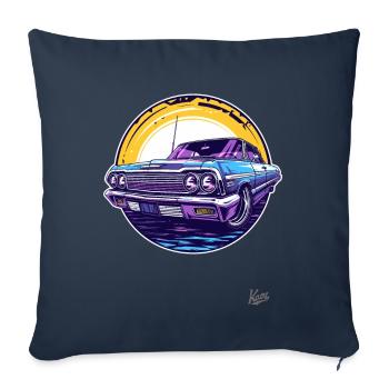 Classic classic car: Lowrider legend - Sofa pillowcase 17,3'' x 17,3'' (45 x 45 cm) - navy - Front