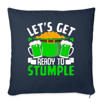 Let's get ready to Stumple - Sofa pillowcase 17,3'' x 17,3'' (45 x 45 cm) - navy - Front