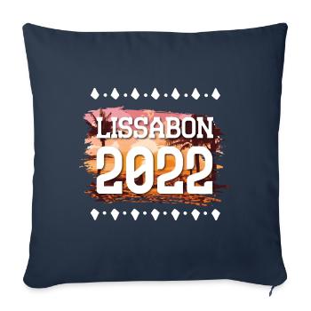Lissabon 2022 - Sofakissenbezug 45 x 45 cm - Navy - Vorne