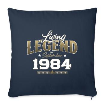 40th Birthday Legend September 1984 Volume 84 - Sofa pillowcase 17,3'' x 17,3'' (45 x 45 cm) - navy - Front
