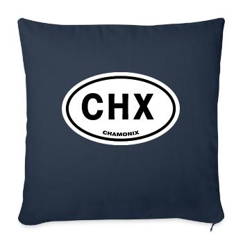 CHX Chamonix - Sofa pillowcase 17,3'' x 17,3'' (45 x 45 cm) - navy - Front