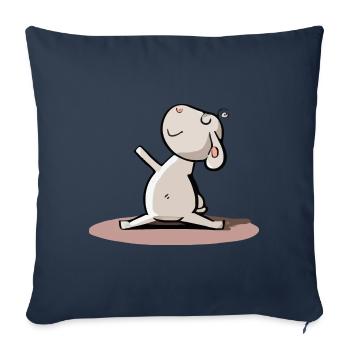 Kiki the sheep - Sofa pillowcase 17,3'' x 17,3'' (45 x 45 cm) - navy - Front