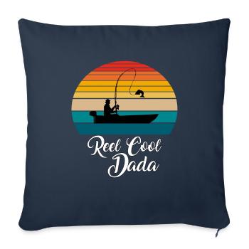 Reel Cool Dada Fishing Gifts - Sofa pillowcase 17,3'' x 17,3'' (45 x 45 cm) - navy - Front