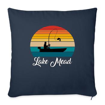 Lake Mead Fishing Spot - Sofakissenbezug 45 x 45 cm - Navy - Vorne