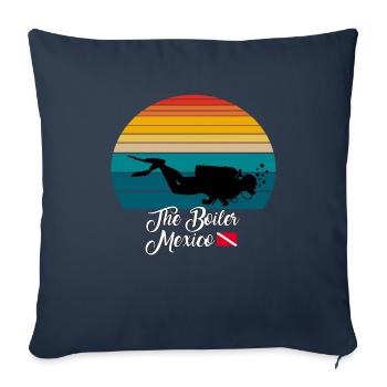 The Boiler Mexico Diving - Sofakissenbezug 45 x 45 cm - Navy - Vorne