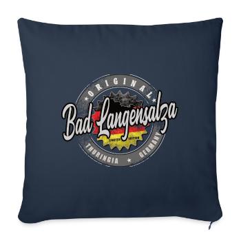 Original Germany Thuringia Bad Langensalza - Sofa pillowcase 17,3'' x 17,3'' (45 x 45 cm) - navy - Front