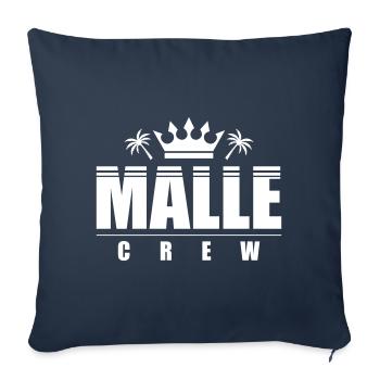 Malle Crew - Sofa pillowcase 17,3'' x 17,3'' (45 x 45 cm) - navy - Front