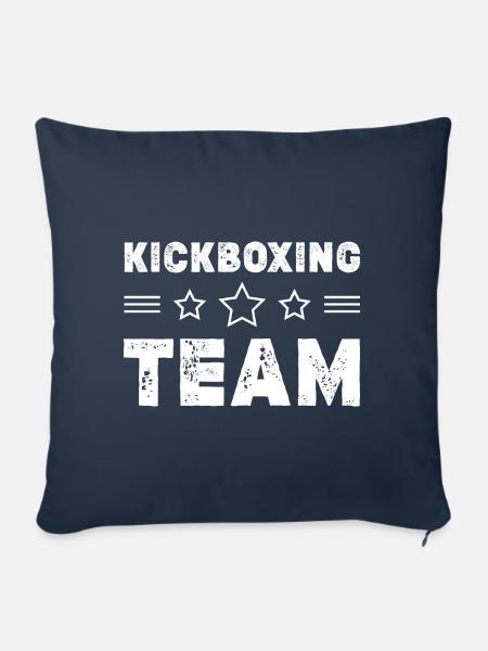 Kickboxing Team - Sofakissenbezug 45 x 45 cm - Navy