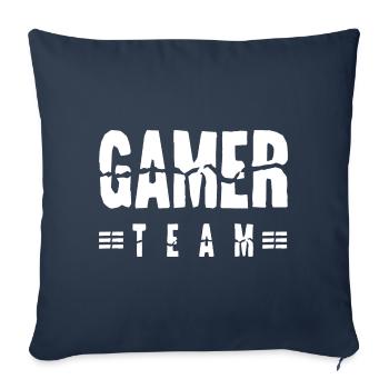Gamer Team - Sofakissenbezug 45 x 45 cm - Navy - Vorne
