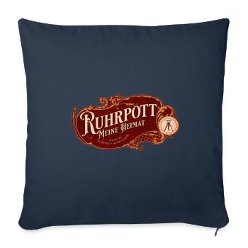 Ruhrpott meine Heimat - Sofakissenbezug 45 x 45 cm - Navy - Vorne