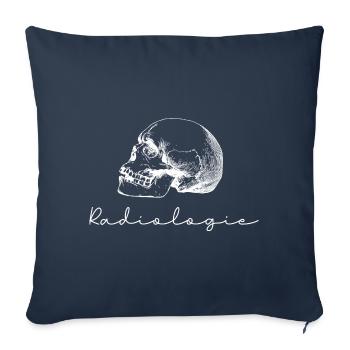 MTRA Medizinisch Technischer Radiologie Assistent - Sofakissenbezug 45 x 45 cm - Navy - Vorne