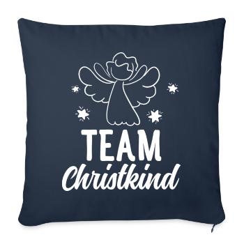 Team Christkind - Sofakissenbezug 45 x 45 cm - Navy - Vorne