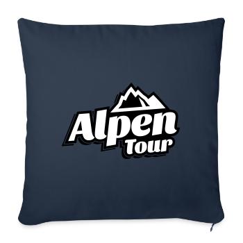 alpen tour - Sofakissenbezug 45 x 45 cm - Navy - Vorne