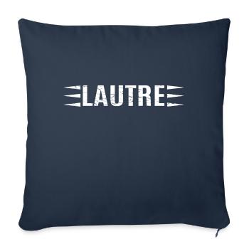 Lautre Kaiserslautern Fan Trikot Pfalz Pfälzer - Housse de coussin décorative 45 x 45 cm - bleu marine - Devant