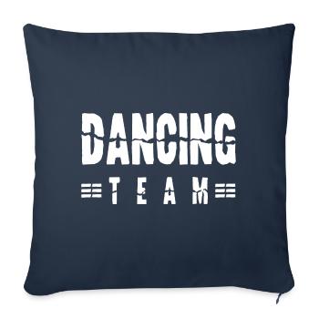 Dancing Team - Sofa pillowcase 17,3'' x 17,3'' (45 x 45 cm) - navy - Front