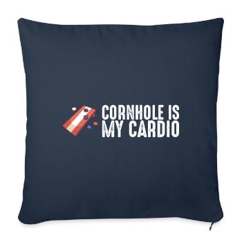 Pickleball Racket Pickle Ball I Dont Alway Play - Sofa pillowcase 17,3'' x 17,3'' (45 x 45 cm) - navy - Front