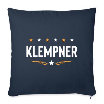 Klempner Beruf - Sofakissenbezug 45 x 45 cm - Navy - Vorne