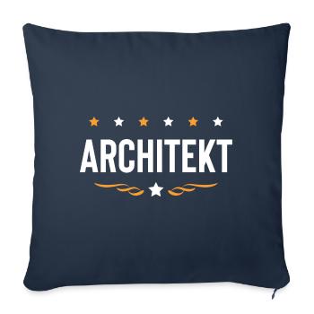 Architekt Beruf - Sofakissenbezug 45 x 45 cm - Navy - Vorne
