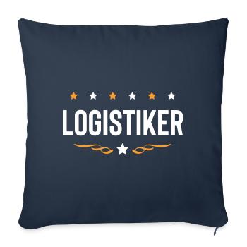 Logistiker Beruf - Sofakissenbezug 45 x 45 cm - Navy - Vorne