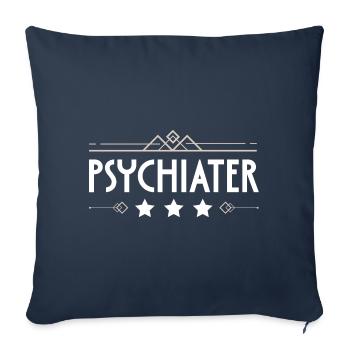 Psychiater Beruf - Sofakissenbezug 45 x 45 cm - Navy - Vorne