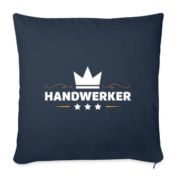 Handwerker Beruf - Sofakissenbezug 45 x 45 cm - Navy - Vorne