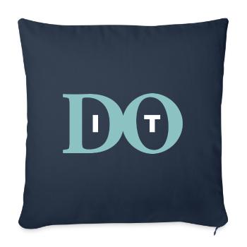 Do it - Sofa pillowcase 17,3'' x 17,3'' (45 x 45 cm) - navy - Front