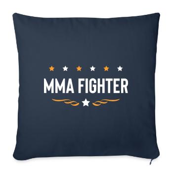 MMA Fighter Mixed Martial Arts - Sofakissenbezug 45 x 45 cm - Navy - Vorne