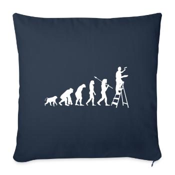 Training painters - Sofa pillowcase 17,3'' x 17,3'' (45 x 45 cm) - navy - Front