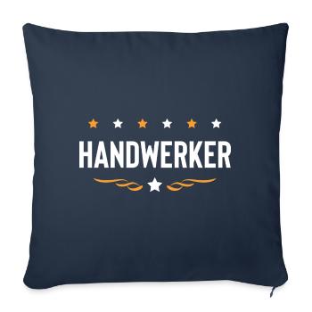 Handwerker Beruf - Sofakissenbezug 45 x 45 cm - Navy - Vorne