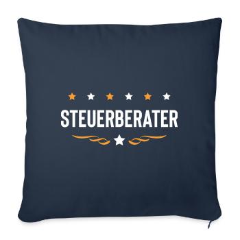 Steuerberater Beruf - Sofakissenbezug 45 x 45 cm - Navy - Vorne