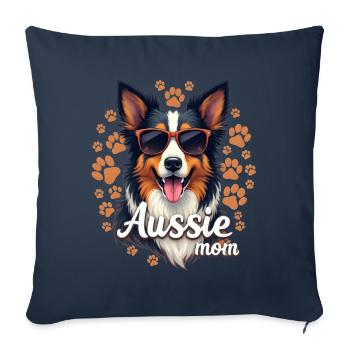 Aussie Mom - Sofakissenbezug 45 x 45 cm - Navy - Vorne