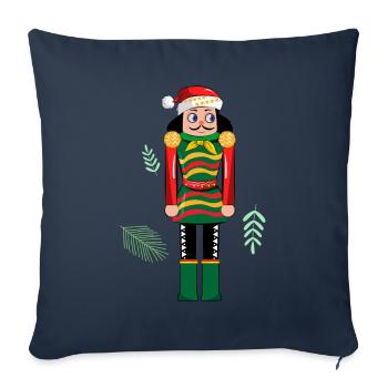 Mexican Nutcracker - Sofa pillowcase 17,3'' x 17,3'' (45 x 45 cm) - navy - Front