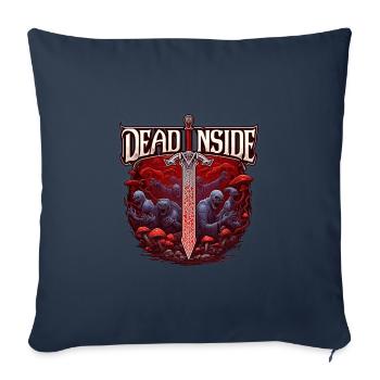 Horror and Science Fiction Saga with Sword - Sofa pillowcase 17,3'' x 17,3'' (45 x 45 cm) - navy - Front